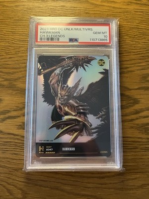 HRO - PSA 10 - Chapter 3: Legendary - Hawkman Low Mint A347 - Physical Only 