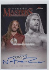 2025 Topps Finest WWE Masters Auto Nathan Frazer #FM-NFZ Auto 17uv