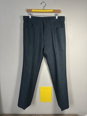 Vintage Levi's 10517-9018 Darcon Blue Bootcut Made In USA 36x30 