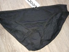 Ladies black mini bikini briefs 14 George