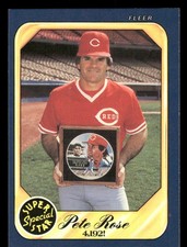 1986 Fleer #628 Pete Rose SSS 4192! [NM] [Base Set Baseball Card]