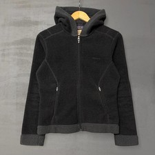Patagonia Synchilla Fleece Hoodie Black Full Zip Jacket 25318F8 Women's Small