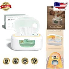 Baby Wipe Warmer Green, Top Heating, Moist Wipes, 3 Brightness