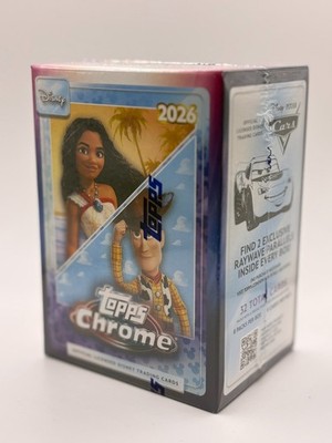 2026 Topps CHROME DISNEY Value Box - OVP 