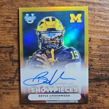 Topps 2025 Bowman's Best Bryce Underwood Michigan #BSA-BU Gold /50