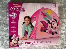   FREE SHIPPING  DISNEY JUNIOR MINNIE MOUSE POP UP PLAY TENT - 1 NIB    
