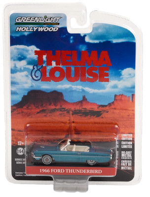 1:64 GREENLIGHT 1966 Ford Thunderbird Cabrio - Thelma und Louise , Neu