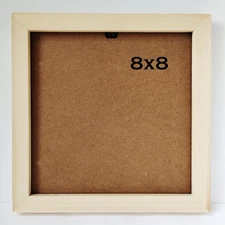 8X8 Photo Frame Solid Wood Frame Square 8X8 Picture Frame. Environmental Protect