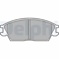 Delphi LP704 Bremsbelagsatz, Scheibenbremse FüR Hyundai, Kia (Dyk)