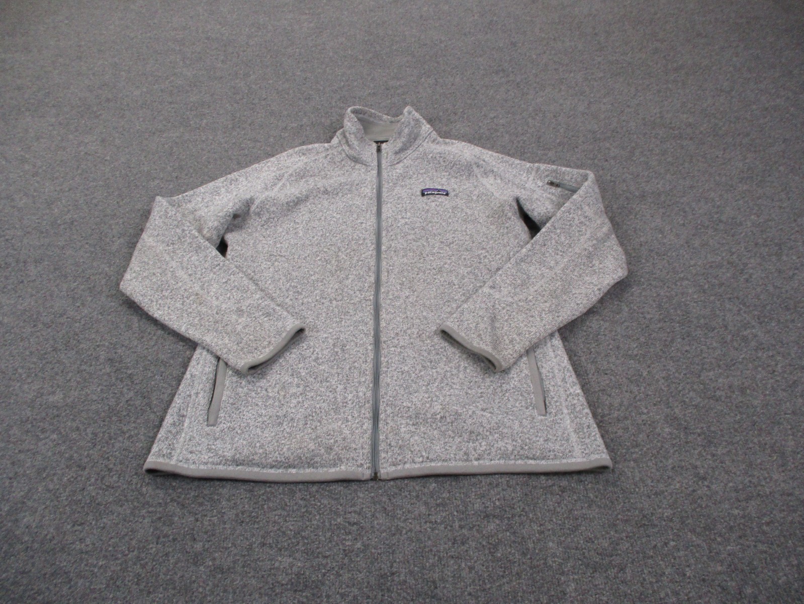 Patagonia Jacket Womens XL Gray Better Sweater Fleece Outdoor Camping 25542