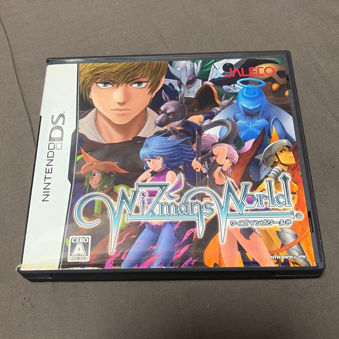 WiZman's World NINTENDO DS Used Tested Japanese ver with Case JP ver Used Tested