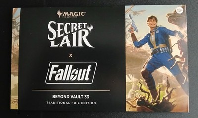 MTG Beyond Vault 33, Foil, New/Sealed, Fallout Secret Lair Drop
