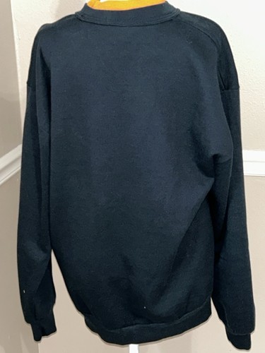 Morning Sun Whitton 90s Black Jack O Lantern Sweatshirt Halloween Gr. L - Bild 4 von 5