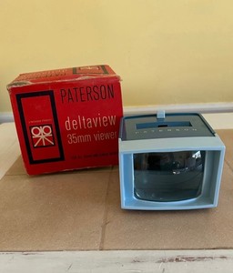 Vintage Paterson Deltaview 35 mm Slide Viewer - Tested, Works!