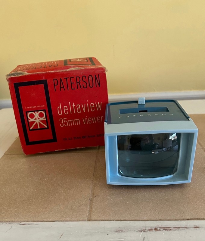 Vintage Paterson Deltaview 35 mm Slide Viewer - Tested, Works!