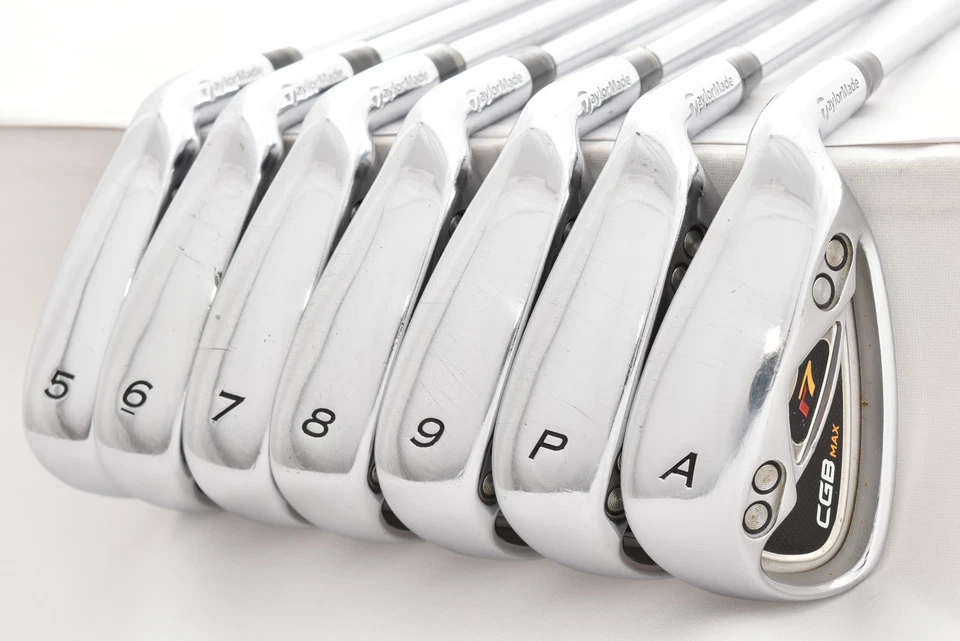 7pcs TaylorMade r7 CGB MAX Irons Set 5-6-7-8-9-P-A PW AW 950GH S RH Golf Clubs - Image 2 of 4