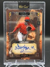 Starlyn Nunez 2024 Wild Card 5 Card Draw /5 Auto #5CDV-NSA Boston Red Sox