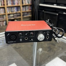 Focusrite Scarlett Solo 2nd Gen USB Audio Interface Red W/ Cable