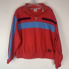 Pink Victoria's Secret Sweatshirt Small 1/4 Zip Retro Sporty Athleisure Casual S