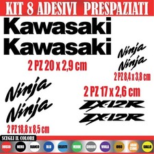 Kit adesivi Kawasaki Ninja ZX12R (replica) - moto prespaziati stickers