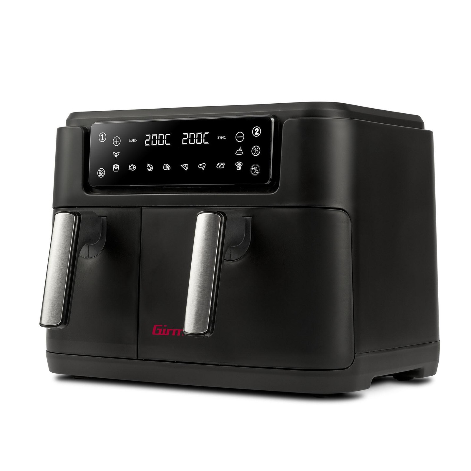 Girmi FG26 fryer Double 9 L Stand-alone 2400 W Hot air fryer Black