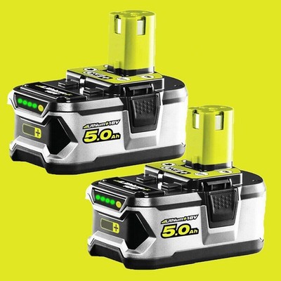 2X 18V 5Ah Original Akku für RYOBI One+ Plus Lithium RB18L50 P108 P104 Batterie