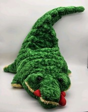Dan Dee Alligator Crocodile Plush with Heart In Mouth 44" Long Valentine Love