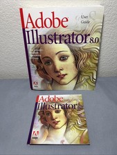 VTG Adobe Illustrator 8.0 Software CDs w/Serial User Guide Book