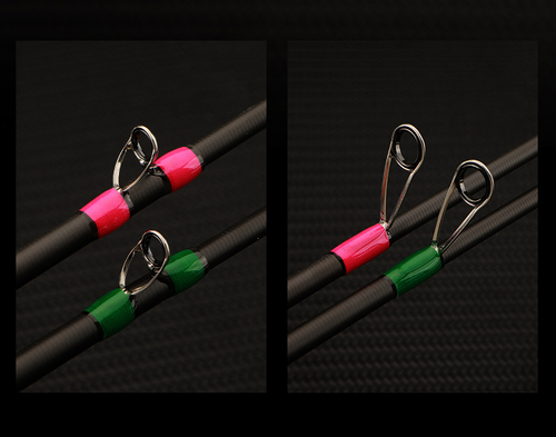 Canna da Pesca Telescopica Fibra di Carbonio Ultraleggera Spinning Casting Esca Palo Viaggio - Foto 8 di 55