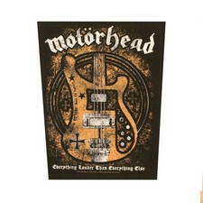 Large Motorhead Lemmy s Bass Sew On Battle Jacket Patch - OFFICIAL