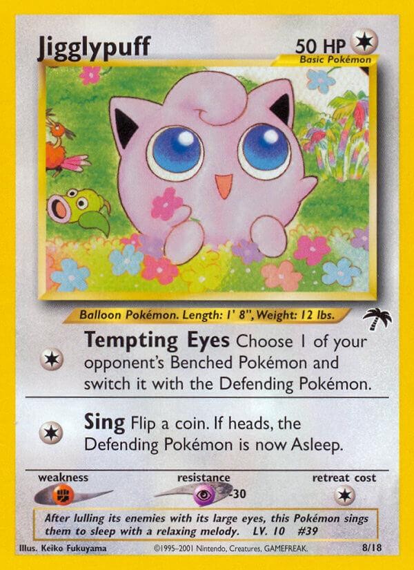 Pokemon Jigglypuff (8/18) Southern Islands NM