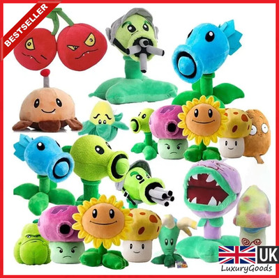  PLANTS vs ZOMBIES PVZ Kinder Geschenk Kuscheltier Plüschtier Gaming Stofftier Plushie 13-20cm