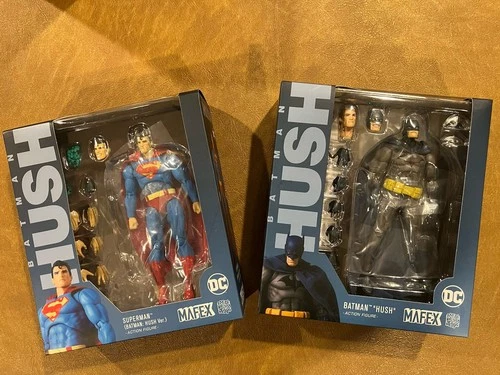 MAFEX No.105 Batman Hush No.117 Superman Set of 2 Medicom Action Figure DC