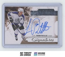 2015-16 UD Premier Signatures Legendary Luc Robitaille Auto #LPS-RO Los Angeles