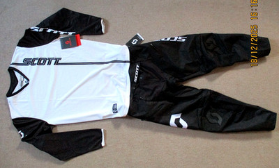 SCOTT X-Plore 350 Swap MX DH Enduro Cross Combo Hose Jersey 32 M Black Honda Neu