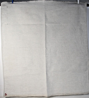 Altes großes grobes Leinen vom Bauernwebstuhl wohl um 1900 mit Monogramm MB