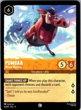 Disney Lorcana Pumbaa - Winter Warthog Winterspell Common #4/204 NM