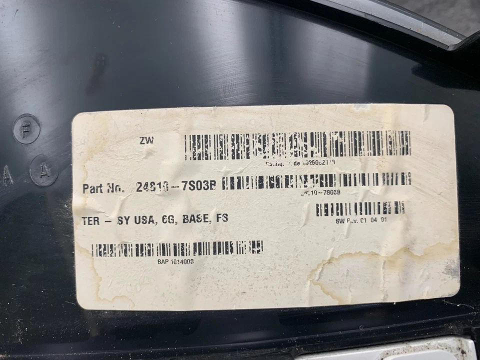 Cuadro de instrumentos velocímetro tablero Nissan Titan 2006 4x2 SE 115.664 millas Foto 3 de 3