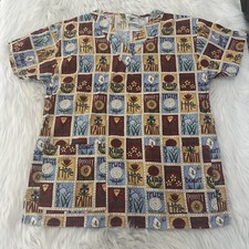Knot US womens XS cotton scrub top Faith Hope Purity short sleeve