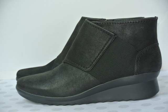 clarks caddell rush wedge bootie