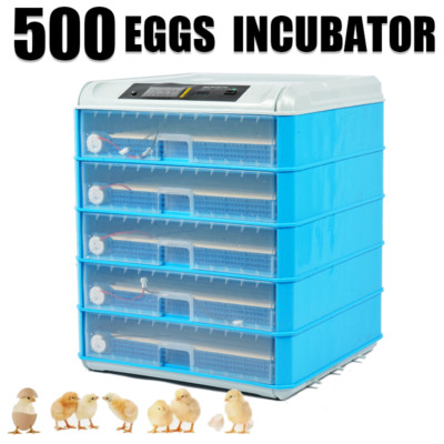 500 Brooder Eggs Incubator For Hatching With Automatic Egg Turning And Humid US