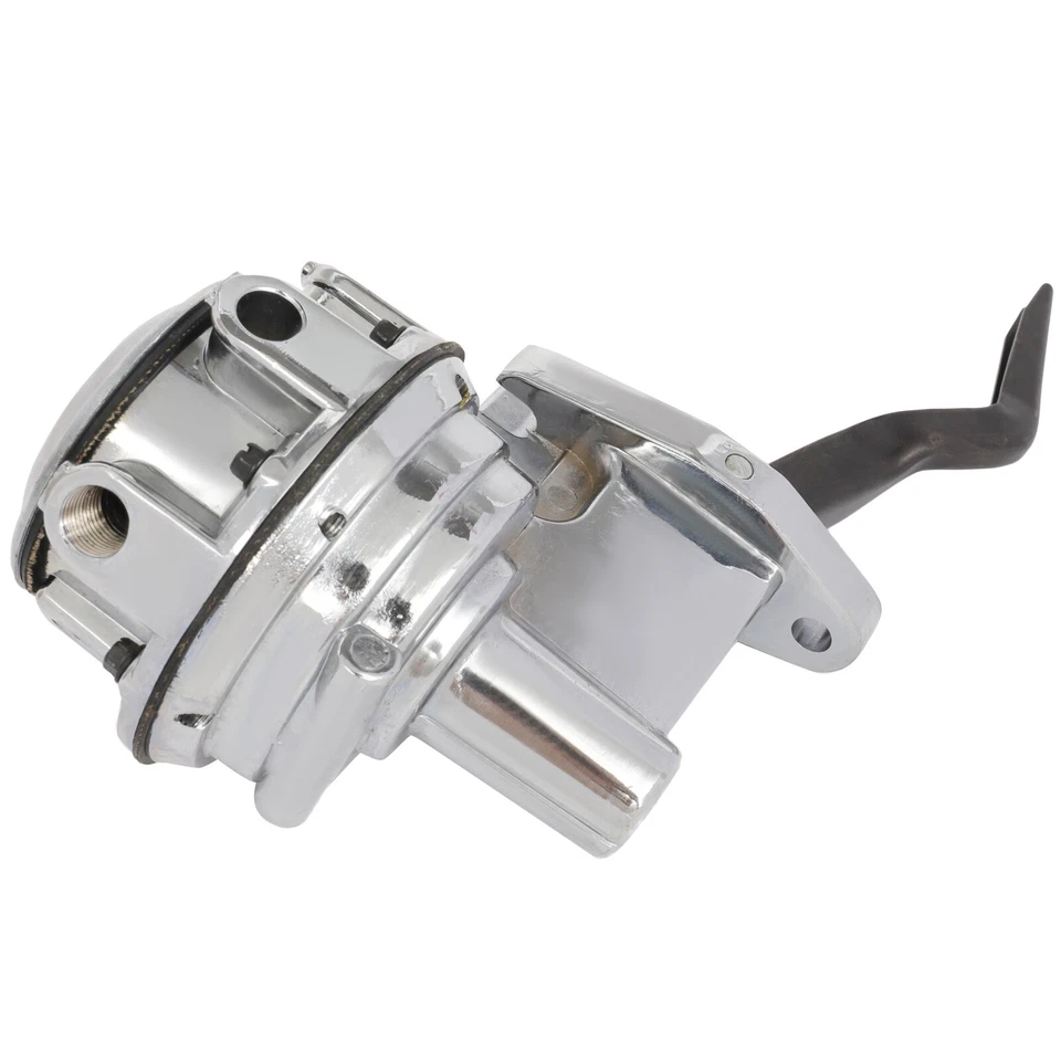 Bomba de combustible cromada de alto volumen para Ford 351C Cleveland 351M 400M 8 PSI 80 GPH Foto 3 de 4