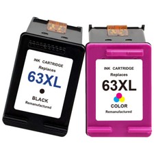 63 XL Black Color Ink Cartridge for HP Envy 4520 4512 Officejet 5258 5255 4650