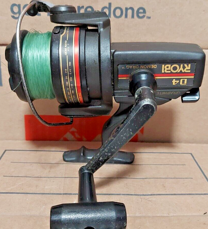 Ryobi D4 Demon Drag Graphite Fishing Reel | eBay