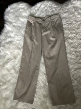 Boys Pants Chaps Husky Adjustable Waist Pleated Khaki size 18 Husky
