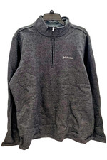 Columbia Mens Great Hart Mountain III Half-Zip Pullover Black Heather