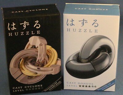 Hanayama Zyklon & Donuts 2 Huzzle Puzzles - aus Nic Picot Magic
