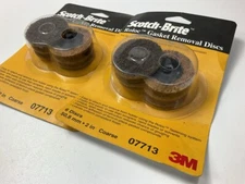 3M 07713 2" Coarse Roloc Gasket Removal Discs, 12 Discs