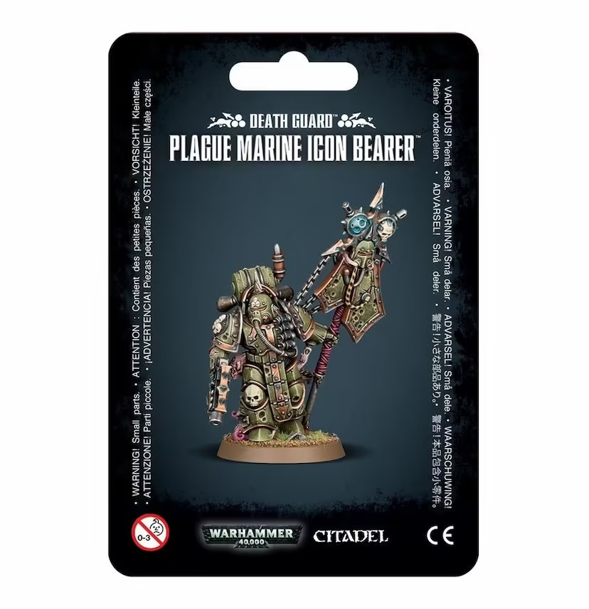 Plague Marine Icon Bearer - Death Guard - Brand New - Warhammer 40k GW