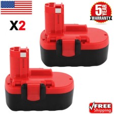 2 Pack 18 Volt 4.8Ah Battery for Bosch BAT025 BAT180 BAT181 BAT189 BAT026 BAT160